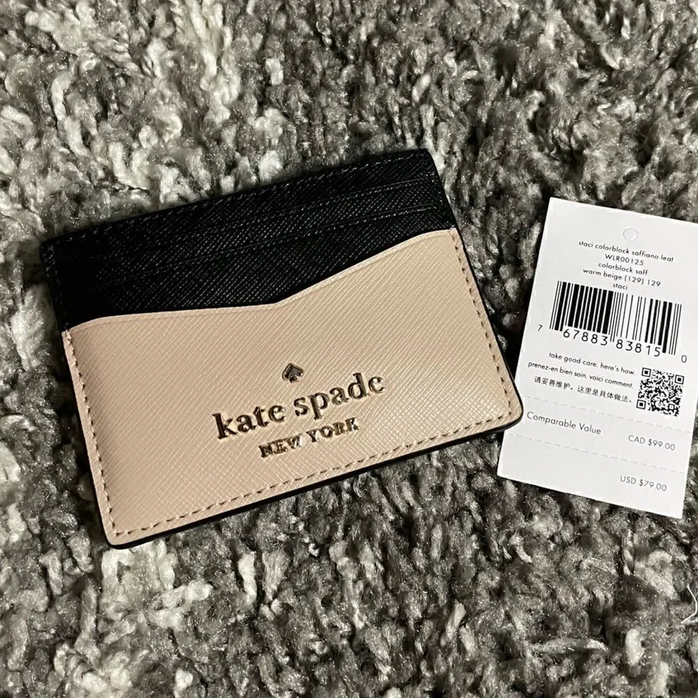 NWT Kate Spade Small Slim Card Holder